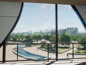 buta building concept Model 3D