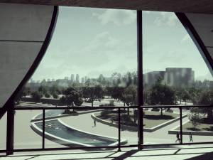 buta building concept Model 3D
