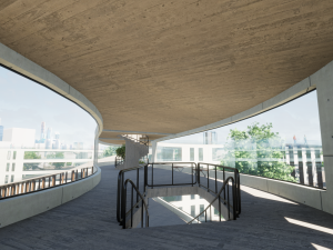 buta building concept Model 3D