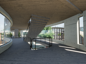 buta building concept Model 3D