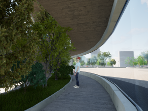 buta building concept Model 3D