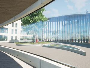 buta building concept Model 3D