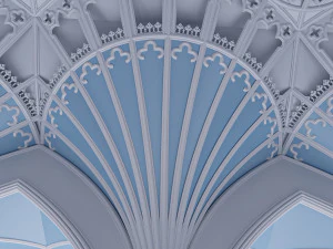 gothic hall 3D Model