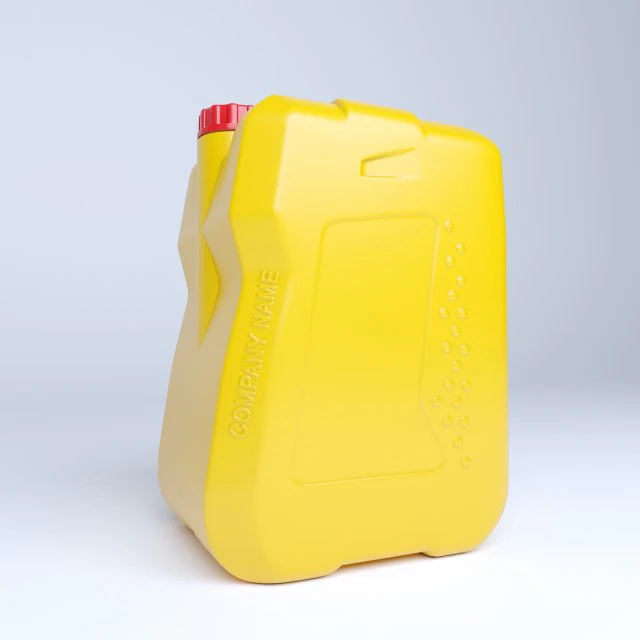 Plastic fuel canister 3D Model .c4d .max .obj .3ds .fbx .stl .blend