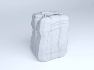 Plastic fuel canister 3D Model