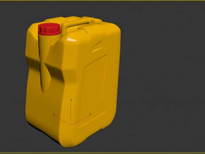 Plastic fuel canister 3D Model