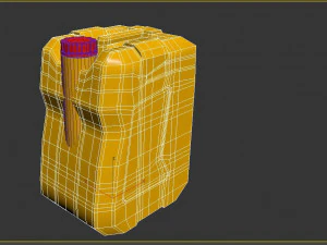 Plastic fuel canister 3D Model