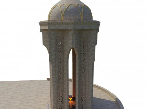 순교자 레인 3D 모델