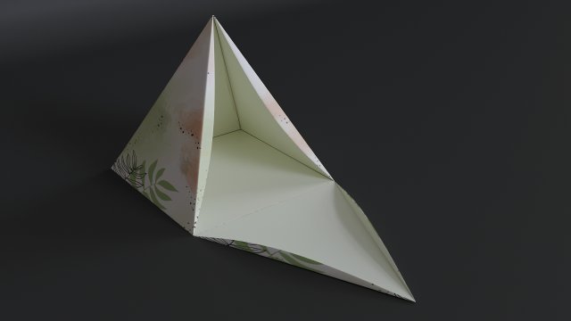 Pyramid giftbox Modelo 3D .c4d .max .obj .3ds .fbx .stl .blend 