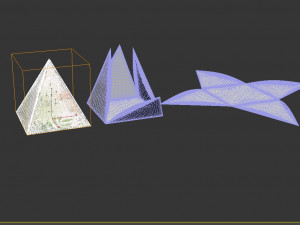 Pyramid giftbox Modelo 3D