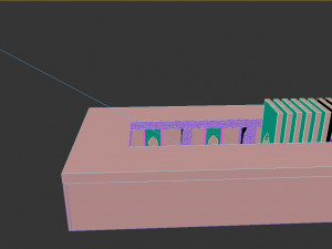 Moroccan-style infinity pool palace 3D-Modell