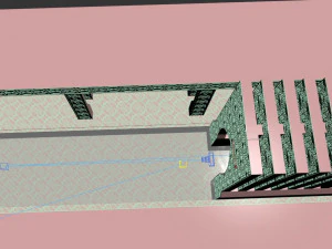 Moroccan-style infinity pool palace 3D Model