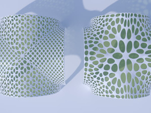 Futuristic pergola stand 3D Model