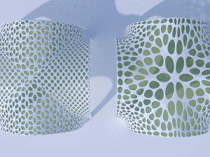 Futuristic pergola stand 3D Model