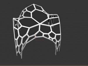 Parametric pergola stand Modèle 3D