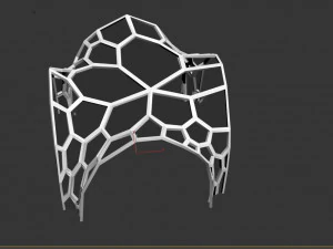 Parametric pergola stand 3D Model