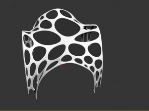 Parametric pergola stand Modèle 3D