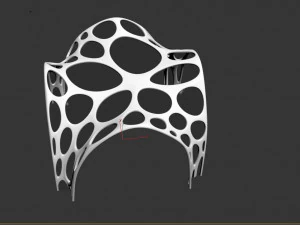 Parametric pergola stand 3D Model