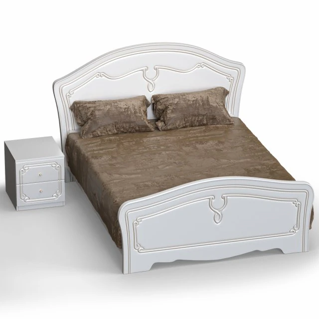 Bedroom set Valeria 3D Model .c4d .max .obj .3ds .fbx .stl .blend 
