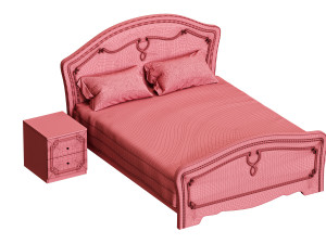Bedroom set Valeria 3D Model