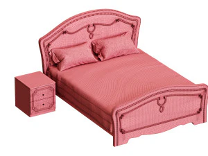 Bedroom set Valeria 3D Model