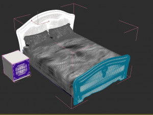 Bedroom set Valeria 3D Model