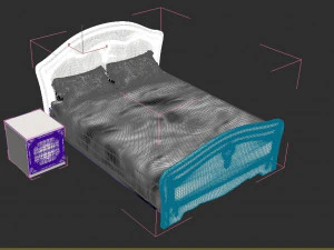 Bedroom set Valeria 3D Model