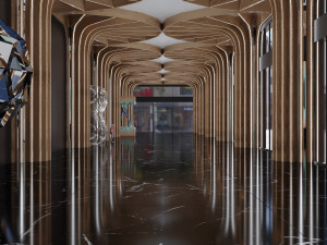 Exhibition hall 3Dモデル