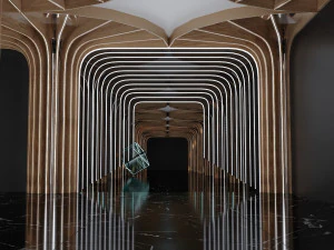 Exhibition hall 3D Model