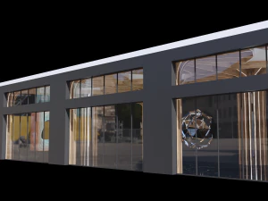 Exhibition hall 3D Model