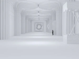 Exhibition hall 3D Model
