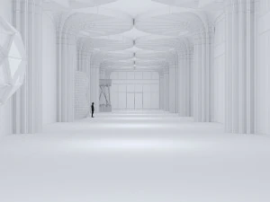 Exhibition hall 3D Model