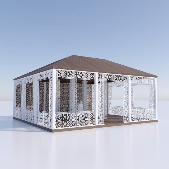 Gazebo 3Dモデル .c4d .max .obj .3ds .fbx .stl .blend 