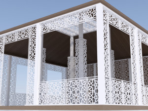 Gazebo 3Dモデル