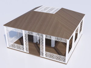 Gazebo 3Dモデル