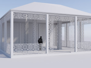Gazebo 3Dモデル