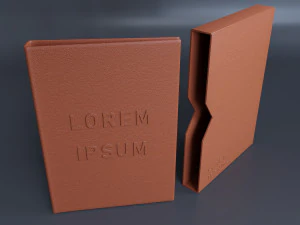 Album with Slipcase Storage Case 3D Model
