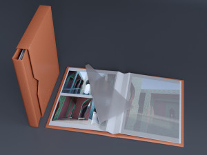 Album with Slipcase Storage Case 3Dモデル