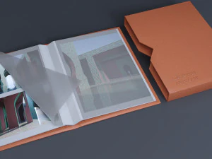 Album with Slipcase Storage Case 3D Model