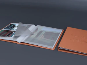 Album with Slipcase Storage Case 3D Model