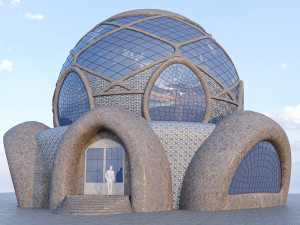 Sphere House 3D Model
