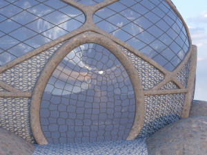 Sphere House Modelo 3D