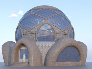 Sphere House Modelo 3D