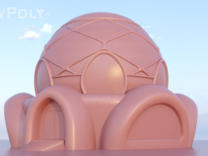 Sphere House Modelo 3D