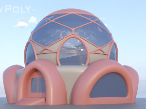 Sphere House Modelo 3D