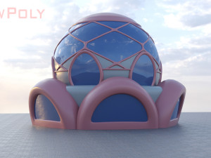 Sphere House Modelo 3D