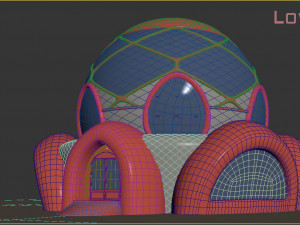 Sphere House Modelo 3D