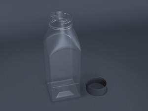 Plastic Bottle Model 3D