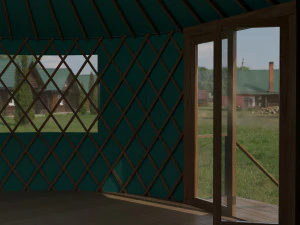 유르타 하우스 3D 모델