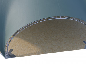 Arch tent octagonal Modelo 3D